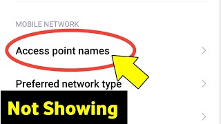 Access Point Name Not Showing  Access Point Name Not Showing Up [upl. by Tiebout]