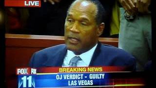 OJ Simpson Guilty Verdict on 12 counts of Robbery [upl. by Katy]