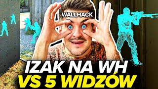 IZAK NA WH vs 5 WIDZÓW W CSGO [upl. by Attehcram]