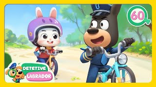 Vamos Andar de Bicicleta com o Policial Dobie 🚲 Bons Hábitos do Detetive Labrador 🔍 1 Hora🎬 [upl. by Yorick]