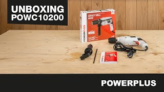 POWERPLUS  POWC10200 klopboormachine Unboxing [upl. by Einiffit771]