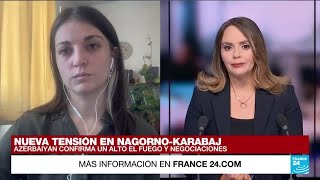 Informe desde Ereván alto al fuego y promesa de negociaciones en Nagorno Karabaj [upl. by Emelda328]