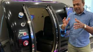 Multiplace Hyperbaric Chamber chair configuration from Oxygen Health systems [upl. by Esile]