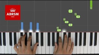 Allegretto grazioso  ABRSM Piano Grade 3 2019 amp 2020 B2  Synthesia live keys tutorial [upl. by Acire558]