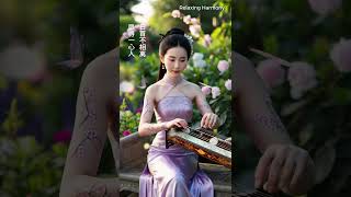 Chinese Melodies The Harmony of Zither and Bamboo Flute  愿得一心人，白首不相离  Relaxing Harmony Shorts [upl. by Lalaj]