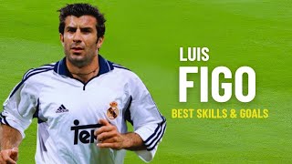 Luis Figo THE ASSIST MASTER Best Goals amp Skills [upl. by Anavahs]