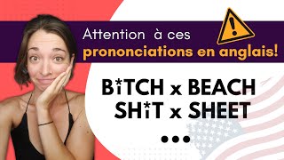 BITCH x BEACH SHIT x SHEET Comment prononcer ces mots en anglais [upl. by Also252]