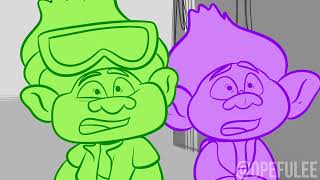 Defending the Baby Brother  TROLLS TALES OF THE BAND ANIMATIC [upl. by Nuriel263]