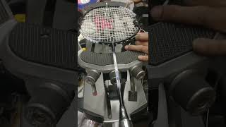 Badminton racket power stringing  Indra vlogAssam [upl. by Edgerton966]