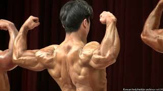 Korean bodybuilder at the 54th Gyeongnam Sports Festival 2015 [upl. by Karr]