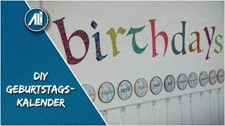 ✅Geburtstagskalender zum selber bauen ⎮ DIY [upl. by Ennayd]