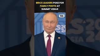 bricssummit  BRICS Leaders Gather for Family Photo at Summit Venue viral shorts trending [upl. by Sadoff]