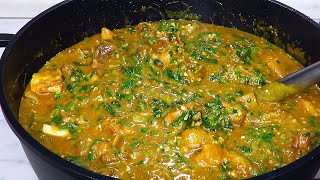 Special okro soup recipe  Assorted meat amp banga  This method is so deferent amp you need to try it [upl. by Airotnes]