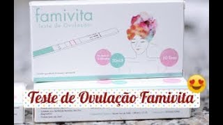 Teste de Ovulação Famivita  Apresentação de Produto [upl. by Kirk]