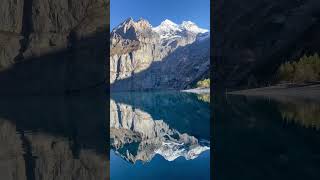 Oeschinensee Beautiful Stunning 😍🤩 switzerland [upl. by Danna]