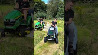 Is a BATTERY mower as GOOD as PETROL  JOHN DEERE ⛽ EGO 🔋 [upl. by Ongun]