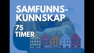 Video 1129 Samfunnskunnskap 75 timer på norsk [upl. by Durrell963]