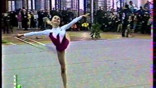 Kabaeva Alina RUS hoop Championships of Russia 1998 [upl. by Hemminger672]