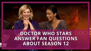 Jodie Whittaker and Doctor Who stars answer YOUR questions [upl. by Eynttirb]