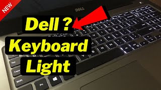 How to Turn On Keyboard Backlight On Dell  Enable Keyboard light  Easy [upl. by Kcirted]