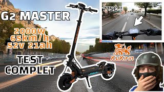 KUKIRIN G2 MASTER  TEST COMPLET DE LA TROTTINETTE LA PLUS PERFORMANTE À 775€ [upl. by Tarr839]