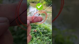 Best Fishing knot Braid to Mono Very smoot fishing bestfishingknot tutorial [upl. by Eiramanit]