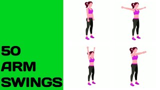 Arm Swings Exercise A New Way to Train Your Arms [upl. by Aryas164]