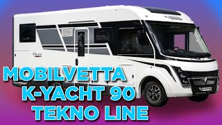 LuxusWohnmobil unter 35t  2022 Mobilvetta KYacht 90 Tekno Line Ducato 8 [upl. by Enamrahc415]