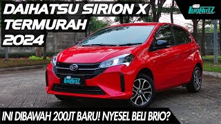 50JT LEBIH MURAH Dari BRIO amp AGYA Mending Daihatsu Sirion TERMURAH Tipe X PROMO Jadi Dibawah 200JT [upl. by Nylareg392]