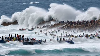 Tsunami Storm disaster  Spains Balearic Islands face severe flooding and devastation [upl. by Ehtiaf]