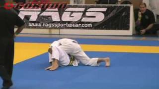 Bixente Lizarazu 1er combat EUROPEAN JIUJITSU 2009 [upl. by Tare]