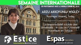 Semaine Internationale  Arzu Akkoyunlu Wigley  Responsabilité sociale des entreprises [upl. by Ehcrop]