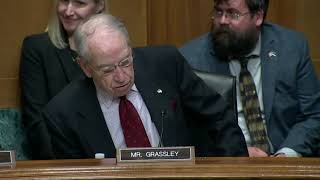 Grassley Presses IRS Leadership to Listen to Whistleblowers at Finance Committee Hearing [upl. by Alegnaed]