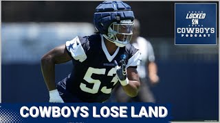 Dallas Cowboys lose EDGE Isaiah Land LB Jabril Cox [upl. by Ahsineg]