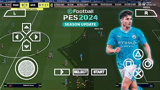 eFootball PES 2024 PPSSPP Download Mediafıre [upl. by Desiree]