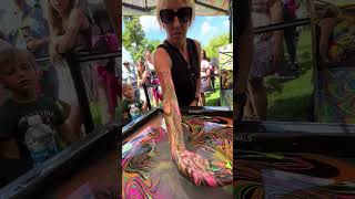 Body Marbling Paint Dip 53 by Black Light Visuals [upl. by Epifano]