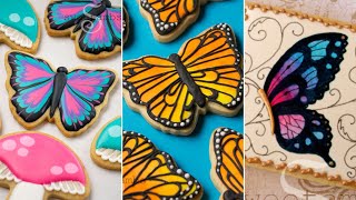 Beautiful BUTTERFLY Cookies Royal Icing Cookie Decorating Compilation [upl. by Marshall]