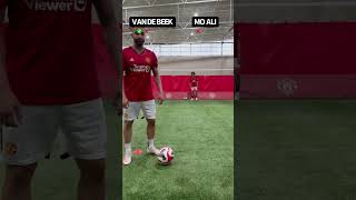 Donny van de beek no look passing challenge [upl. by Haslett]