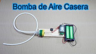 Cómo Hacer Un Mini Compresor De Aire  Bomba de Aire Casera  Sagaz Perenne [upl. by Ayres]