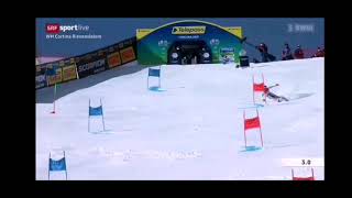 Alexis Pinturault  Bestzeit 1 Lauf  SkiWM Cortina 2021 [upl. by Tacye]