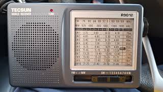 Radio Pravda 13600khz Tecsun R9012 Shortwave Receiver [upl. by Leak]