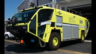 Stryker ARFF fire truck running at 2am Train everyday to prepare for the big one 8 min [upl. by Yusem]