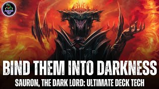 One of my FAVORITE Commander Decks of ALL TIME Sauron the Dark Lord Updated EDH Deck Tech [upl. by O'Gowan606]