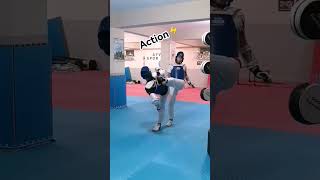 Action Tkd Training ⚡🥋⚡ taekwondo tkd training action [upl. by Ahsehat]