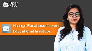 Managing purchase for your educational Institute using OpenEduCat [upl. by Ettegroeg]