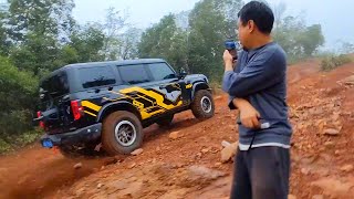 Extreme Offroad Ford Bronco Raptor v GWM Tank 500 v Jeep Wrangler v Nissan Paladin v Tank 400 [upl. by Aihsercal]