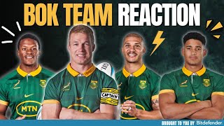 SPRINGBOK TEAM VS WALES REACTION SHOW  Rugby News Live [upl. by Elinore845]