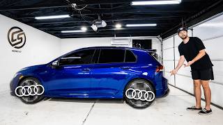 My New MK8 Golf R Gets Audi Wheels Ep 1 [upl. by Runck660]