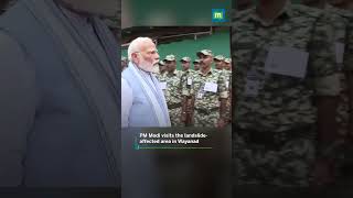 PM Modi visits the landslide affected area in Wayanad pmmodi wayanadlandslide [upl. by Kapoor]