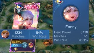 Use this strategy to win every game with Fanny 96 WR 40 stars [upl. by Orelee637]